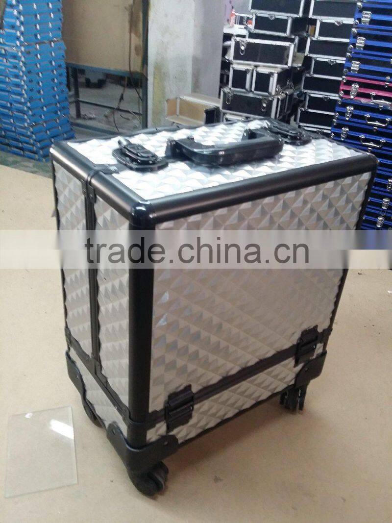 360 degree trolley vanity beauty case