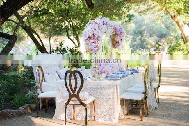 wholesale discount custom design golden dining chair imported from china