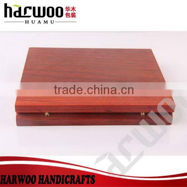 High-end wooden CD gift box for packing