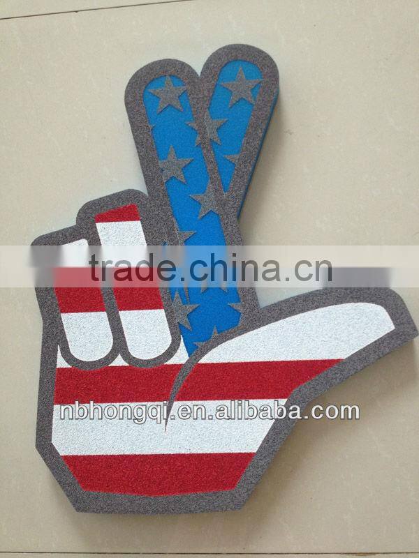 New design Thumb Party Rock Customized Cheering foam hand finger