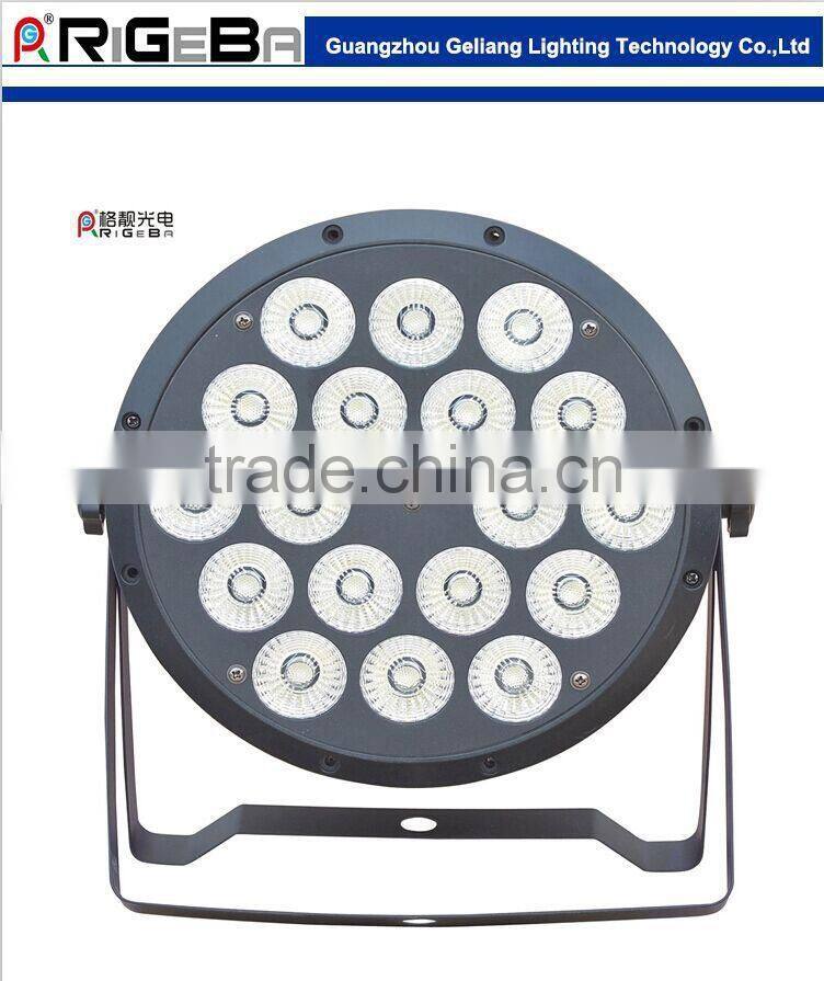 Hot Led Par64 18leds 10W RGBW 4 IN 1 indoor cheap led par can par light