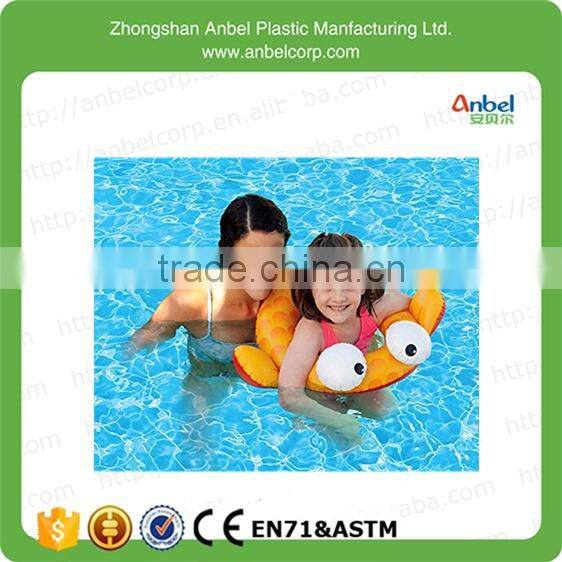 Anbel Hot Sale Kidds Cartoon Pool Floating inflatable Big Eyes Fish Swimming Ring ,28inch