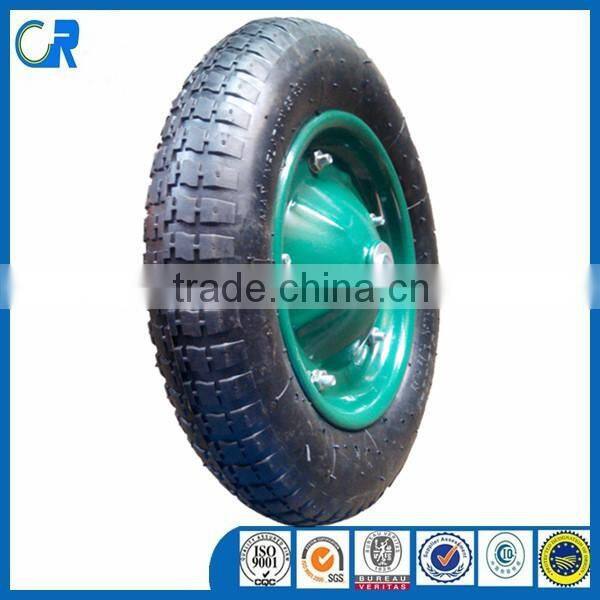 Cheap Wheelbarrow Nylon Inflatable Rubber tire 3.00-8