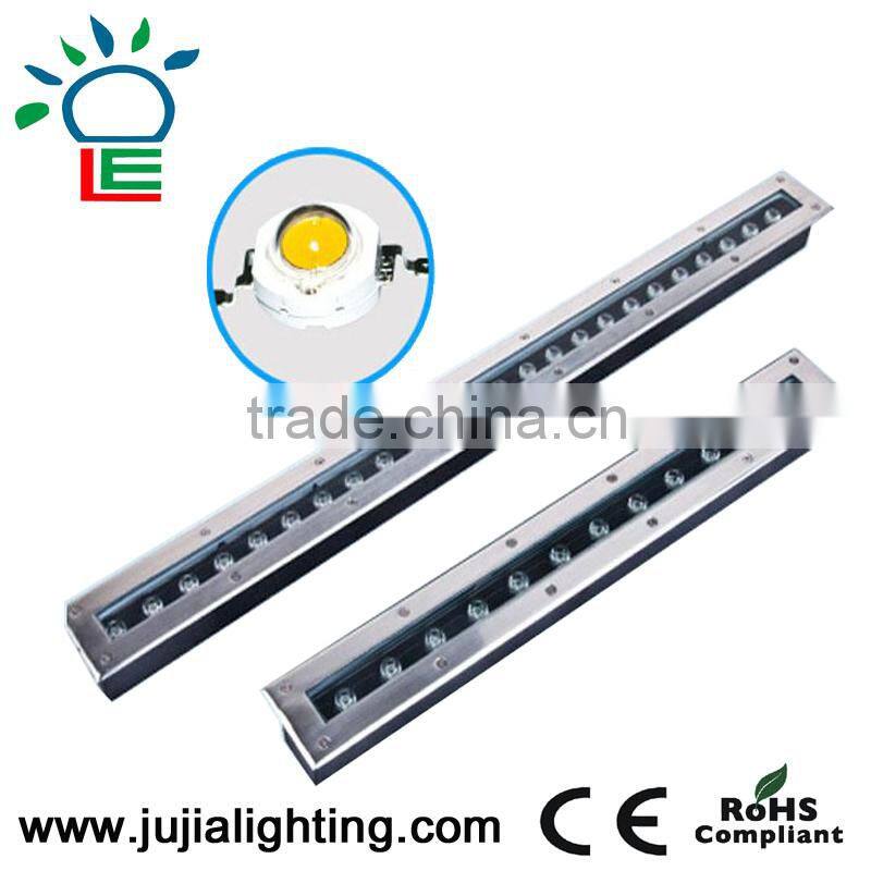 ip68 CE ROHS 12v dimension single color led underground light 6w