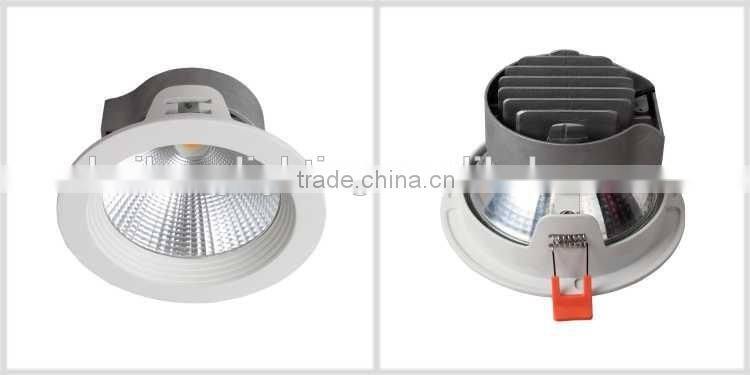 3 years high bright IP20 20w recessed led downlight