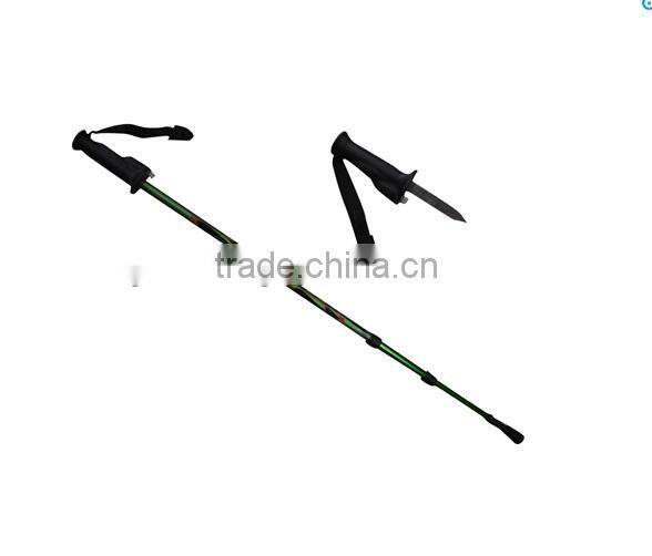 Walking stick knife telescopic aluminum walking stick