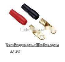 top quality ring terminal 8AWG Brass insulated ring terminal