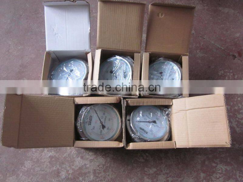 0-2500bar liquid filled high pressure gauge