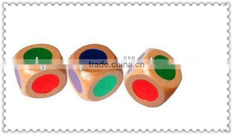 Colorful Children's Wooden Dice