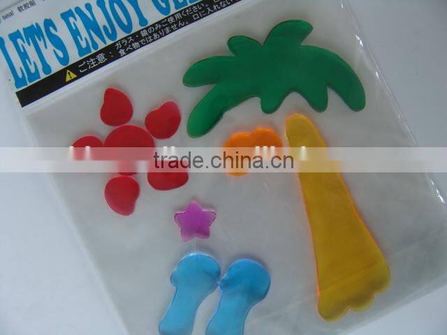 Jelly Gel Stickers, Gel Clings