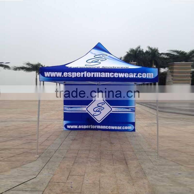 10x10 portable pop up canopy tent advertising use printed custom logo promotional gazebo tent with sides