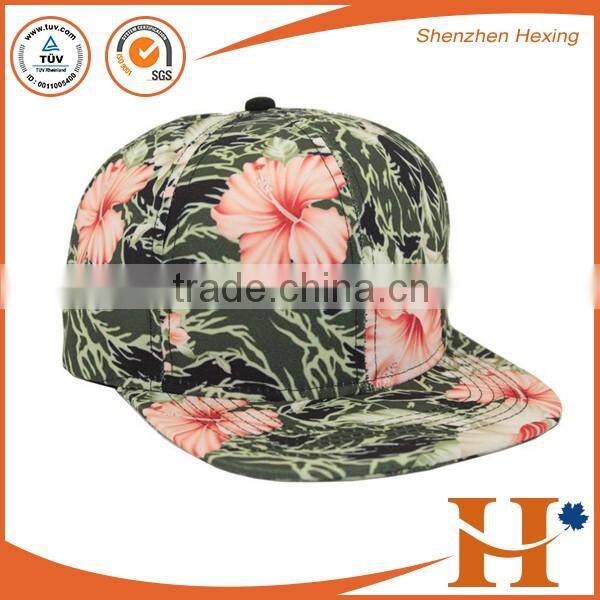 2016 high quality embroidered black leather strapback hat blank embroided 5 panel