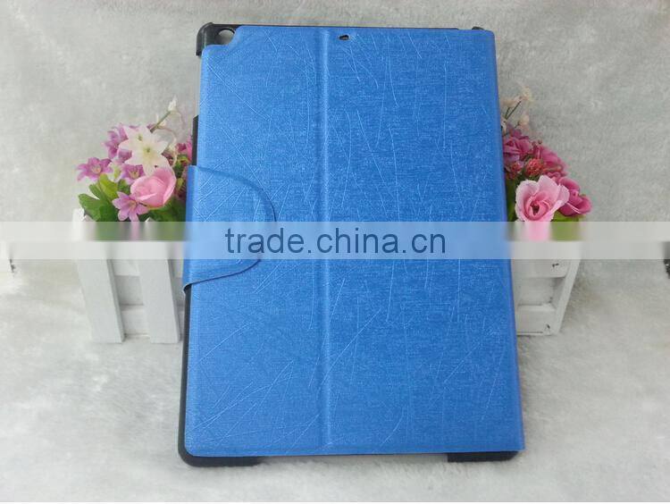 High Quality Luxury Flip Leather Case for Apple iPad Air/ Ultra thin leather case for iPad 5 with stand