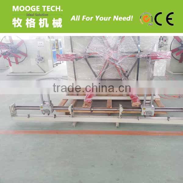Automatic plastic pipe coiler machine
