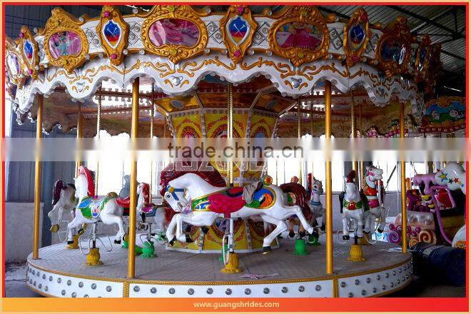 popular! luxury playground merry go round for sale with LED lights