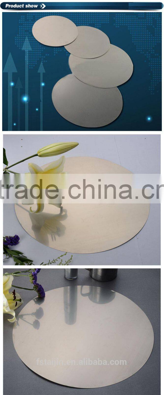 Bao steel & local material ss circle