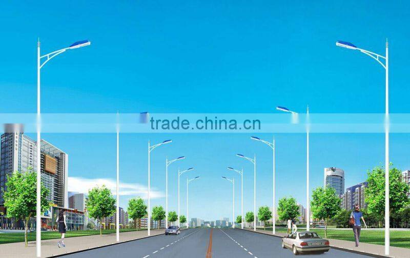 galvanized steel street lighting/lamp poles 6-12m