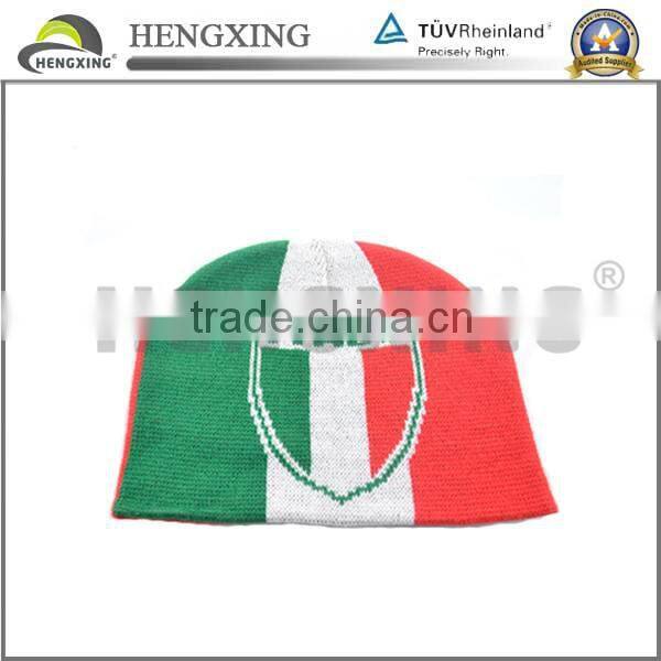 Custom Unisex Slouch Knitting Plain Winter Knit Beanie Caps