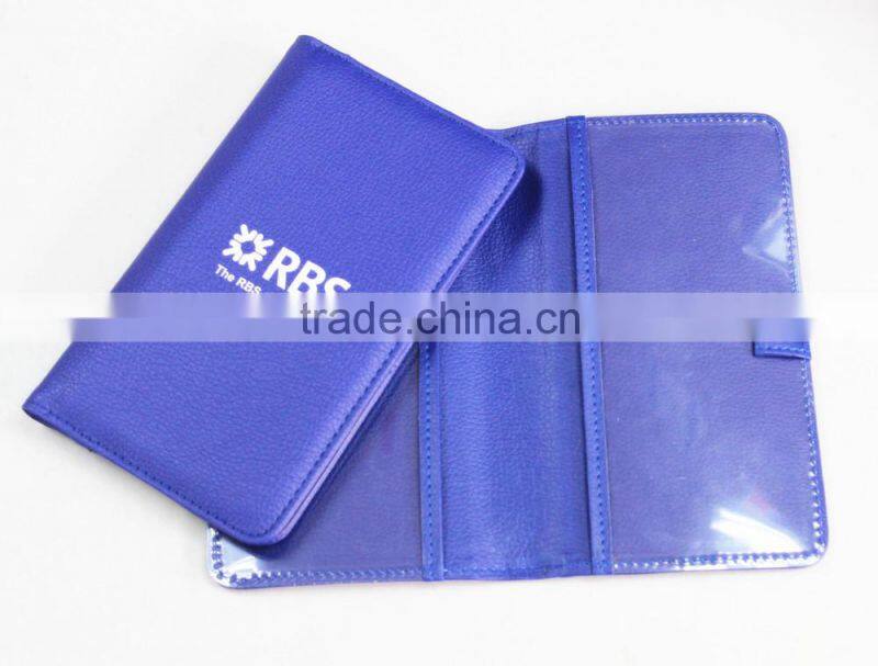 fashional high quality cow Leather passport holder/leather name card holder/leather cheque holder