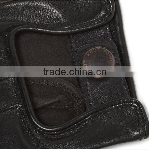 fashion lambskin leather wrist glove leather driving gloves