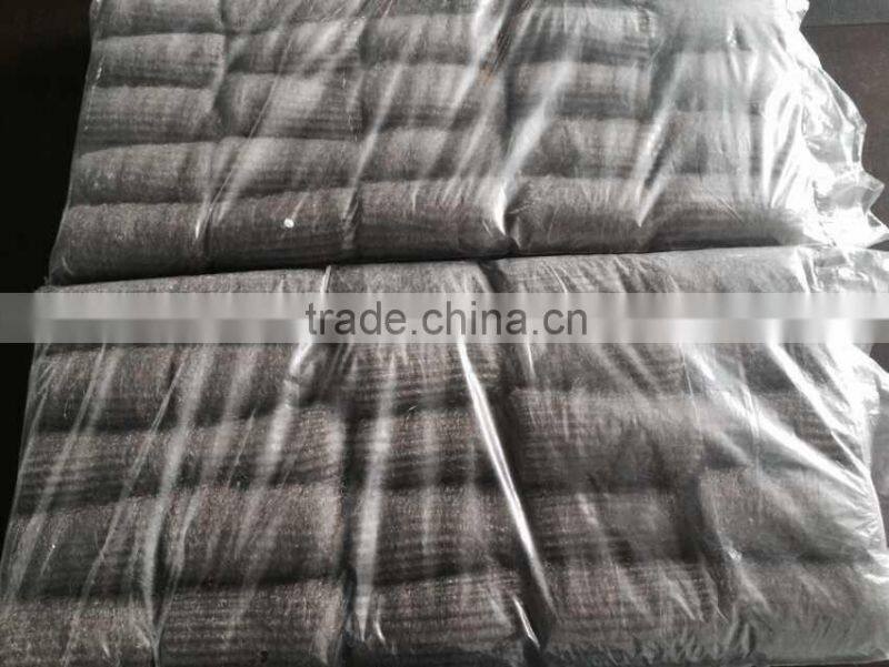 Stainless Steel Wire Sponge Metal Pot BBQ Grill Scrubber Pad Cleaner NEW