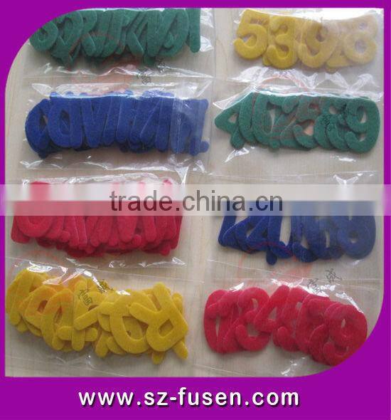 custom t-shirt magic hook and loop letters to color free print