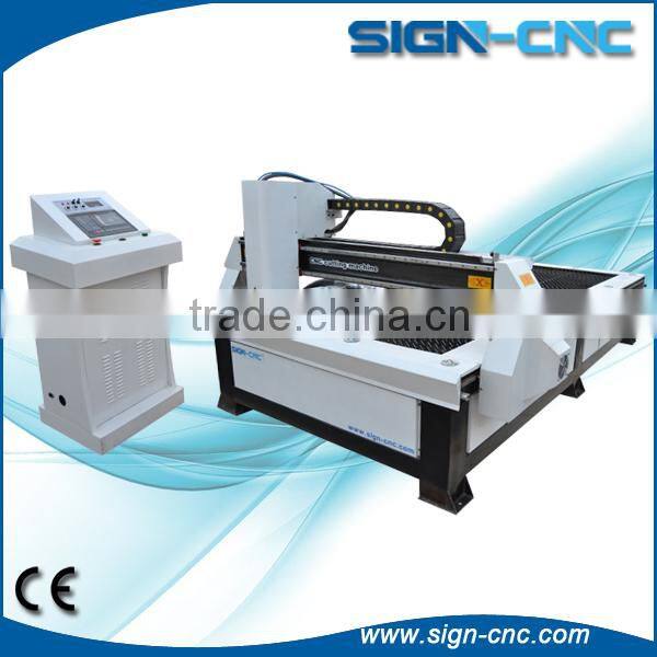 High power SIGN 1325 cnc plasma cutting machine for metal