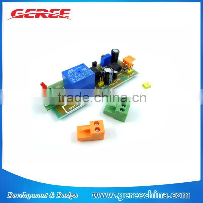 Timer Relay Switch 1-300 second 5-12v DC input TIME OVER RESET Delay