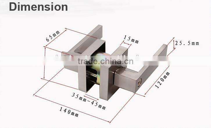 2016 America and Australia, Africa popular zinc alloy handle heavy duty tubular lever lock