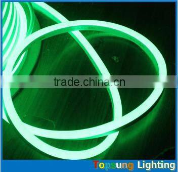 150' spool 12v hotsale green mini led neon flex rope lights 8*16mm for outdoor decoration