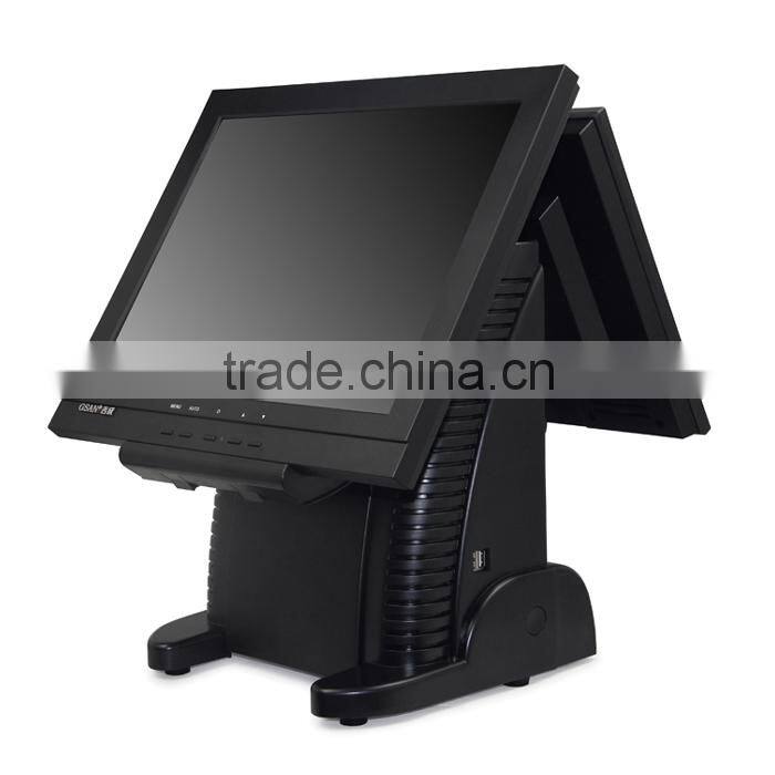 Factory High Quality POS Terminals With Two Monitors--Best POS for Resturants and Retail Shops