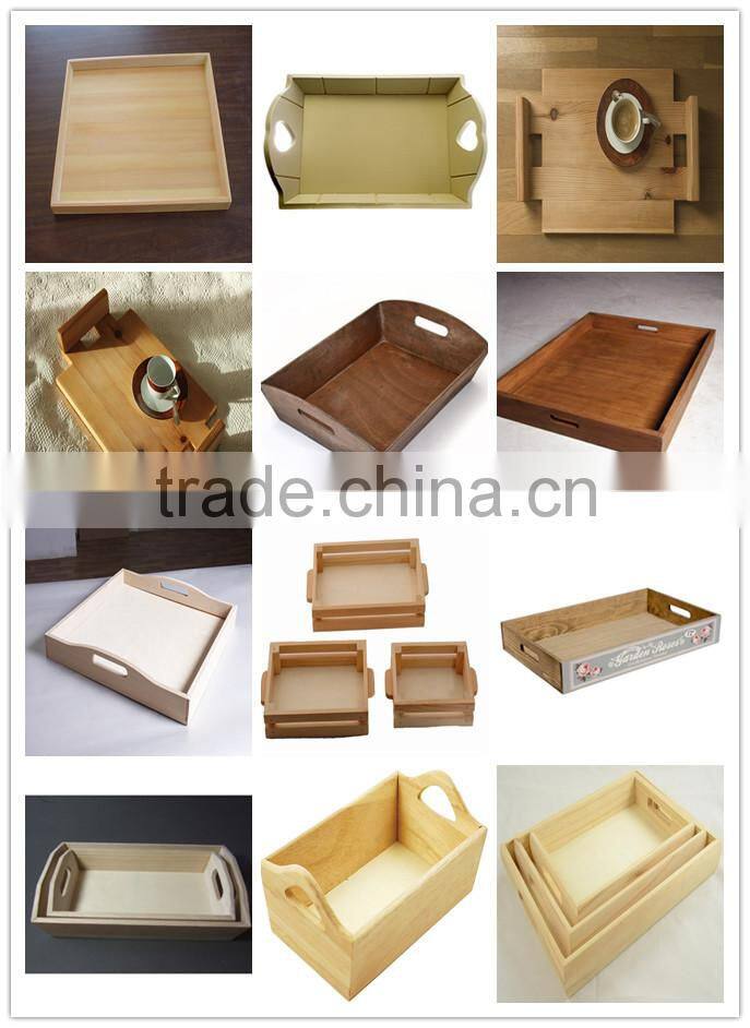 Trade assurance Classic cheap natural wooden serving tray