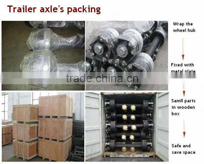 Trailer axle spare parts brake shoe, brake drum, lining