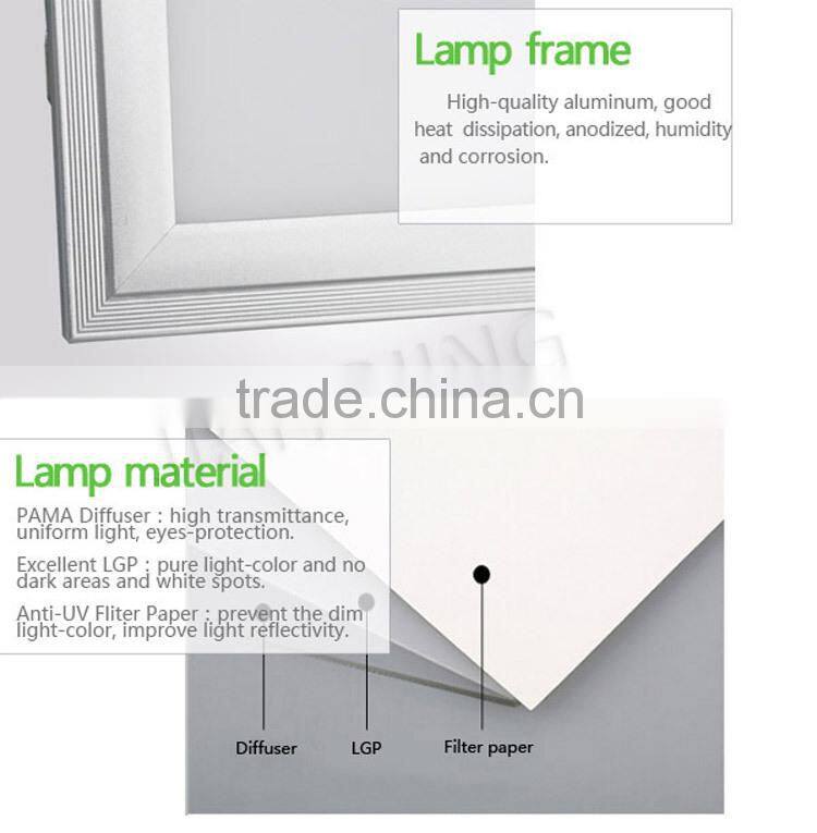 Top Quality 3000K-6500K 0-10v Dimmable 2ft x 2ft led panel light 600x600 Ceiling Panel Light for Hotel
