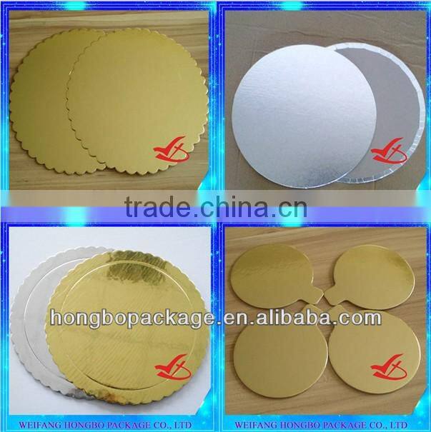 greaseproof edge wrapped corrugated cake drum wholesale