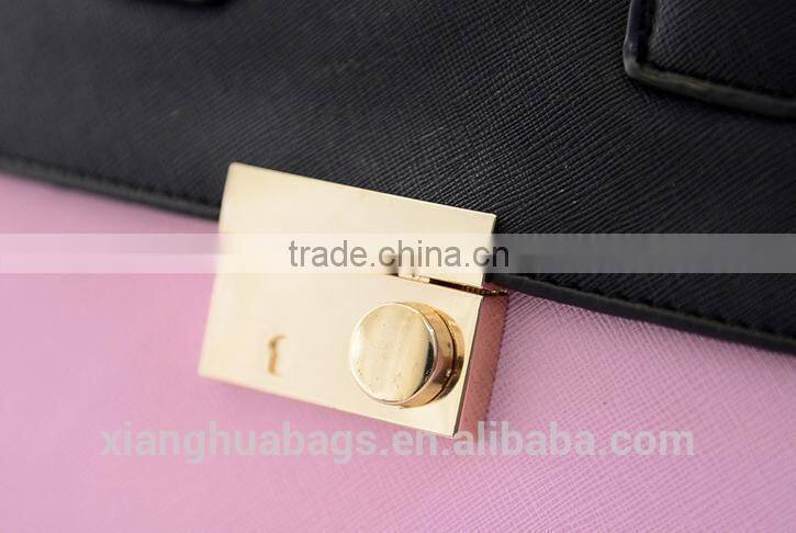 New PU leather hand bags for woman from china factory