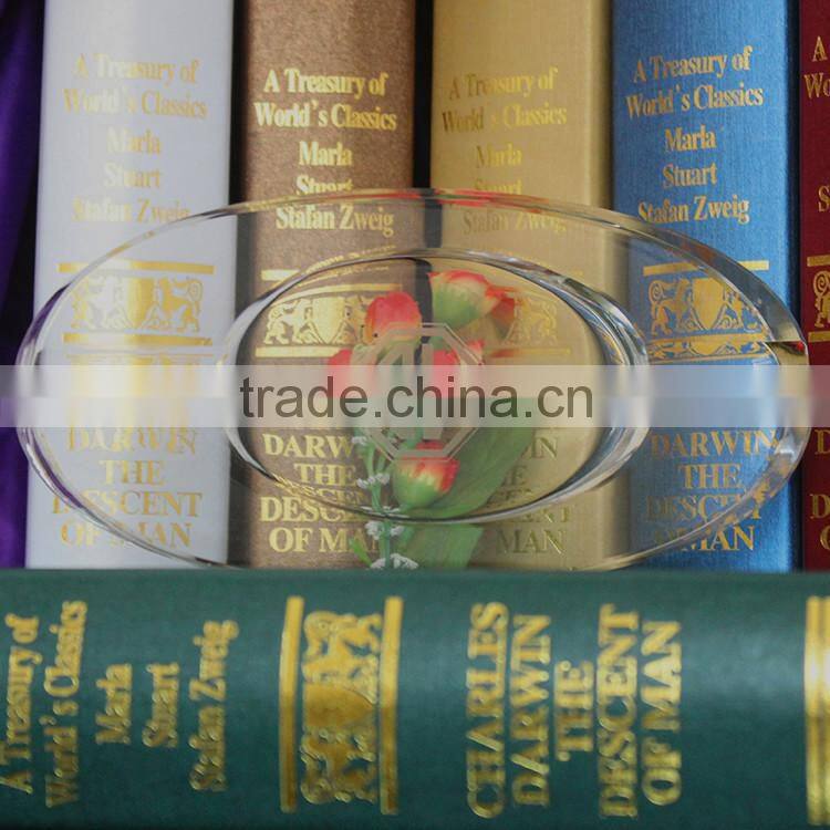 hand-blown baccarat abysse crystal ashtray