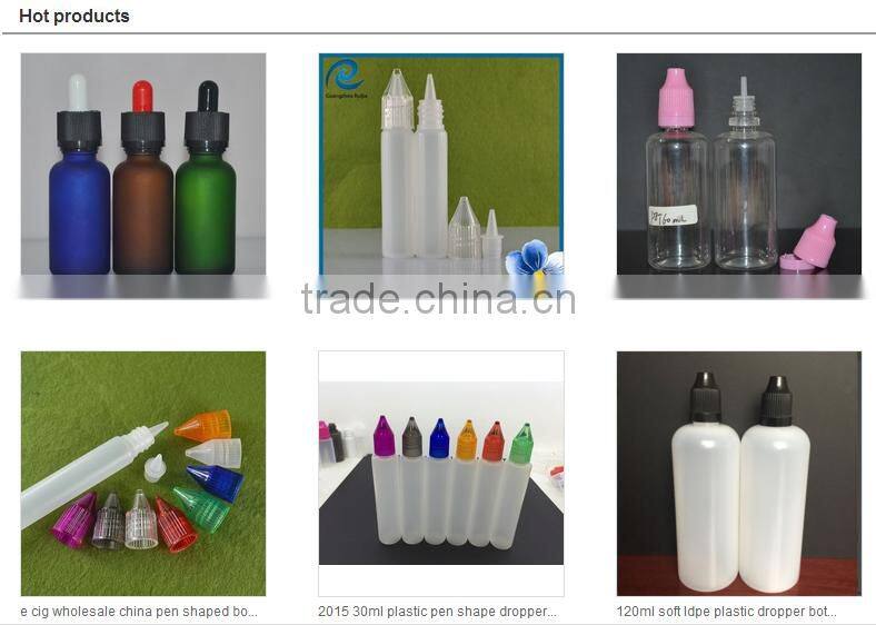 30ml pet bottles for e liquid e juice vapor with childproof cap and glass pipette hot selling