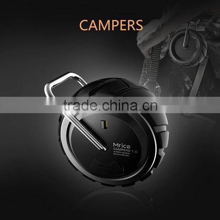 Hot sale Campers 1.0 Tire Wireless Speaker Splashproof Outdoor Portable Bluetooth Waterproof Speaker with MIC