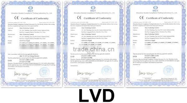 High quality led driver 220vac / 110vac input, input 120v 60hz electronic transformer