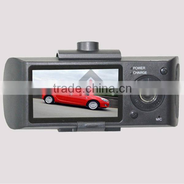 2.7inch TFT Screen Dual Lens Gsensor HD Car Camera