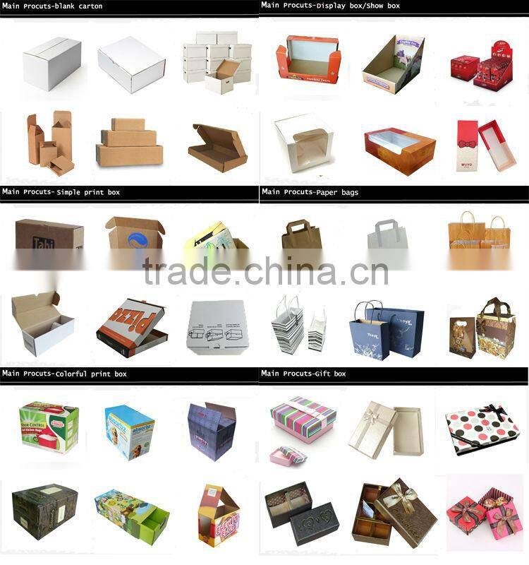 Custom size good price packaging paper cardboard carton