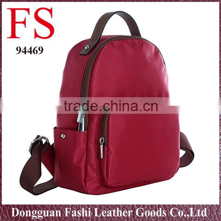 2016 Factory exporter wholesale women nylon backpack ladies