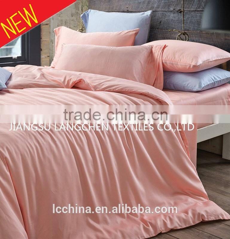2016 Spring classic satin soft cotton bedding set bed sheet