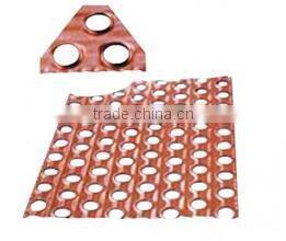 Expanded fin tube heat exchanger for air cooled