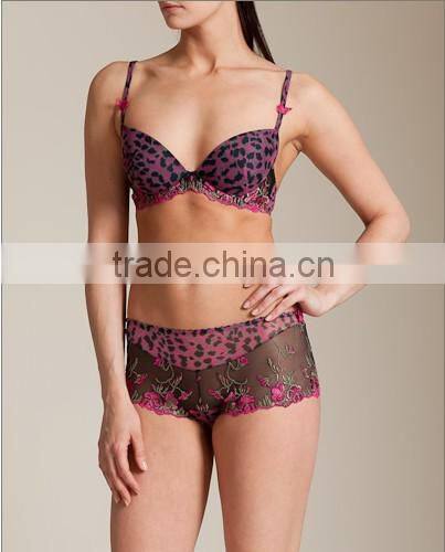 high quality fancy ladies underwear unpadded embroidery lace bra