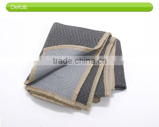 2015 good quality Binding printed Big size warehouse Blanket for Australia Furniture Removalist Blankets