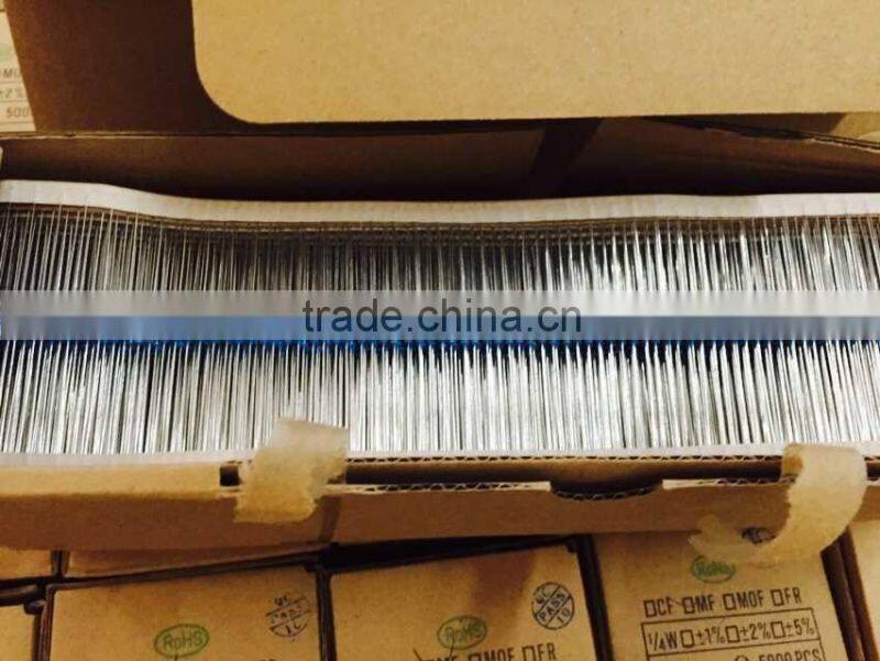 High Precision 1% 1/4W Metal film resistor