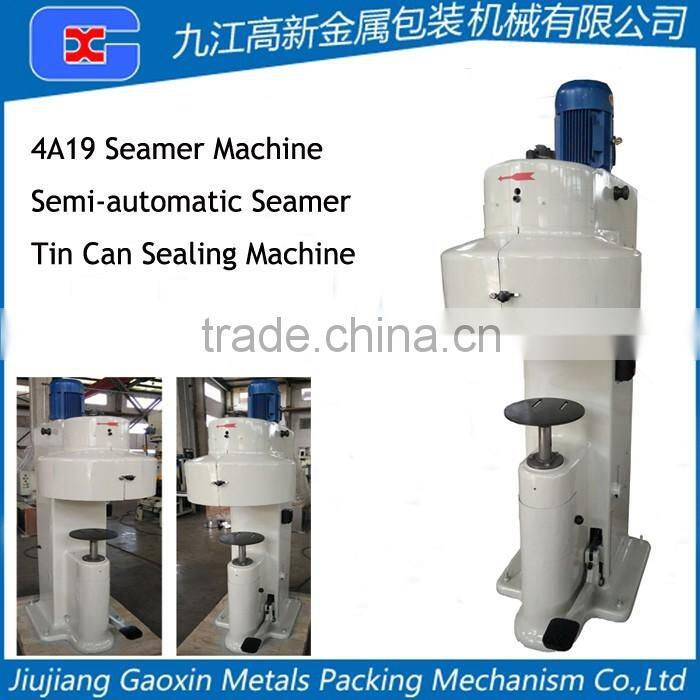 Hot Sale Semi Automatic Can Seamer/New Can Seamer/Automatic Tin Can Sealing Machine