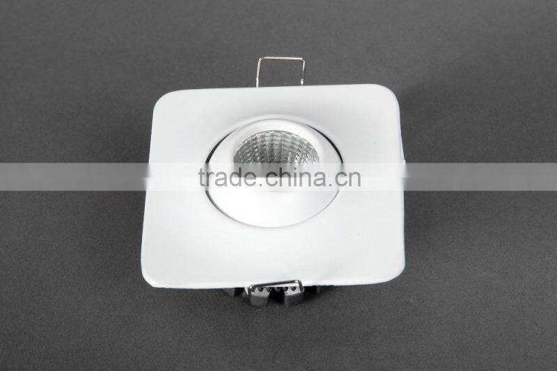 1w 2w 3w square recessed small cob led mini spotlight for night lighting